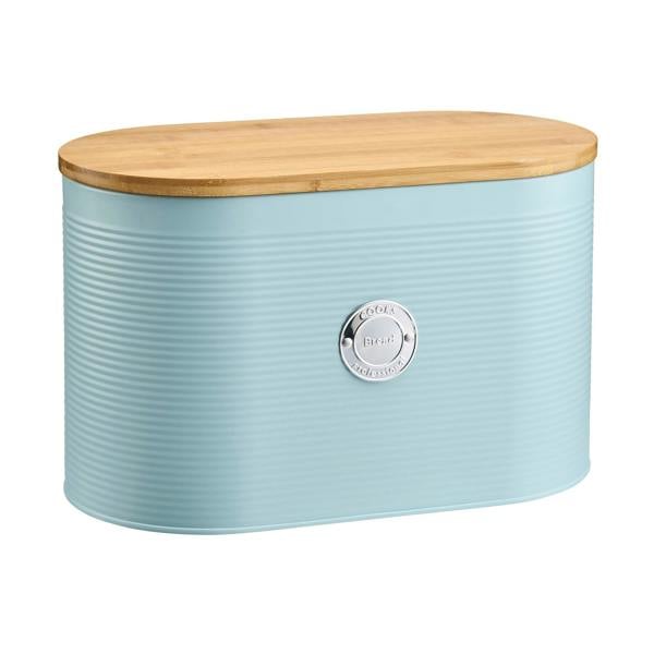 Cooks Professional 5 Piece Kitchen Storage Set with Bamboo Lids | Blue / Silver