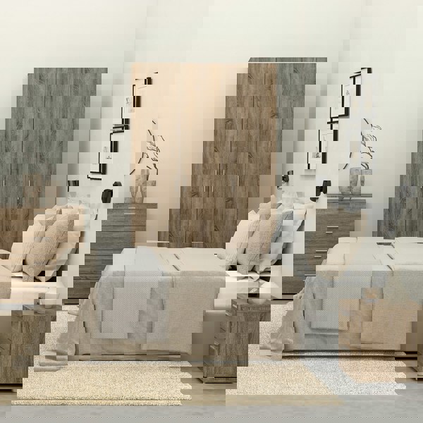 Furniture To Go Pepe Bedside 2 Drawers in Truffle Oak