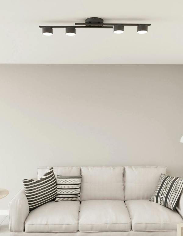 Emibig FRAGMENT Ceiling lamp 4 x GX53 Black