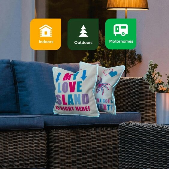 Gardenwize Pack of 2 My Love Island Cushion Covers