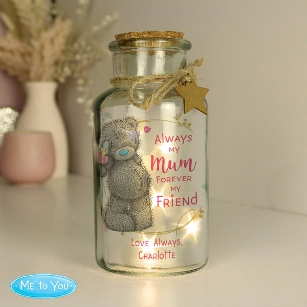 Personalised Memento Company Personalised Me To You Forever My Friend LED Glass Jar