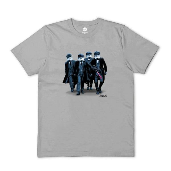 Peeky Troopers Light Grey T-Shirt