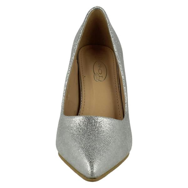 Spot On Ladies Spot On Wide Fit Court High Heels F90110