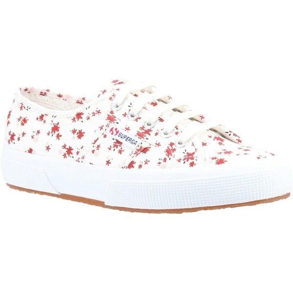 Superga 2750 Print Women's Trainers - White/Red