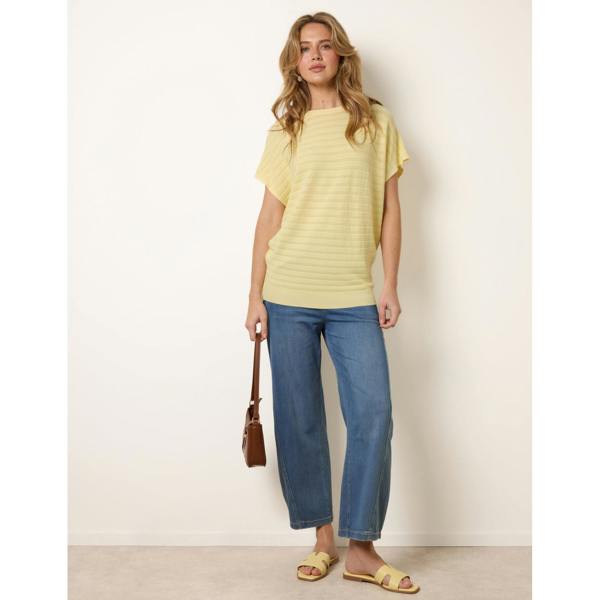 Blue Vanilla Textured Sleeveless Knit Top