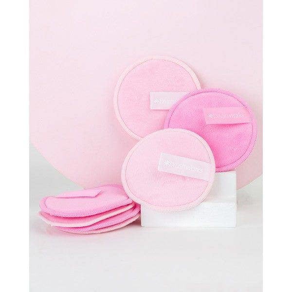 Brushworks Reusable Microfibre Cleansing Pads - 7 Pack