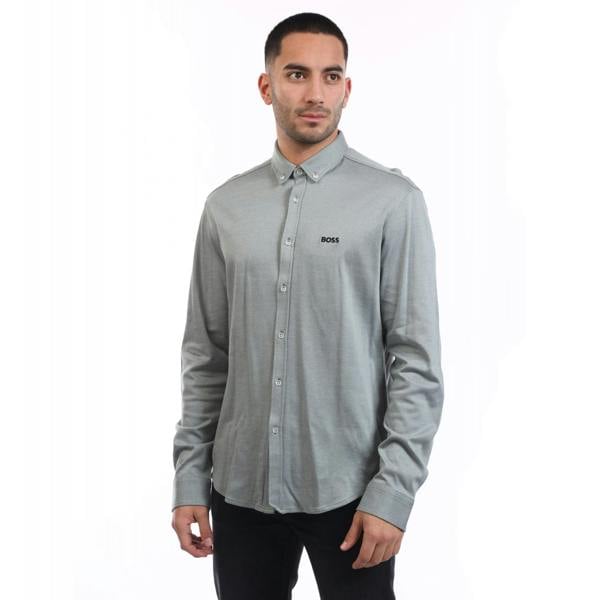 Boss Mens B Motion Long-Sleeved Shirt - Green
