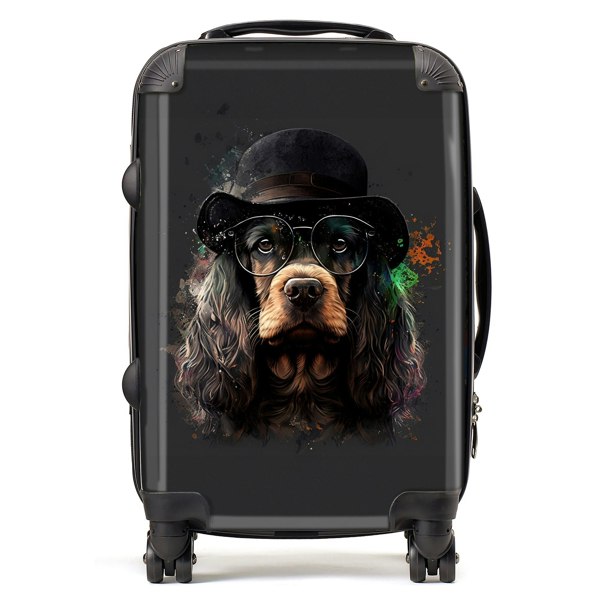 Warren Reed English Cocker Spaniel Splashart Suitcase