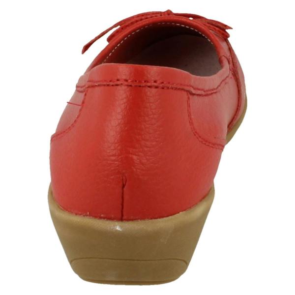 Eaze Ladies Eaze Flat Bow Vamp Casual Slip On Ballerina