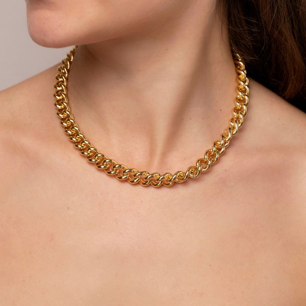 Gold Trip Vintage Heavy Gold Chain Necklace