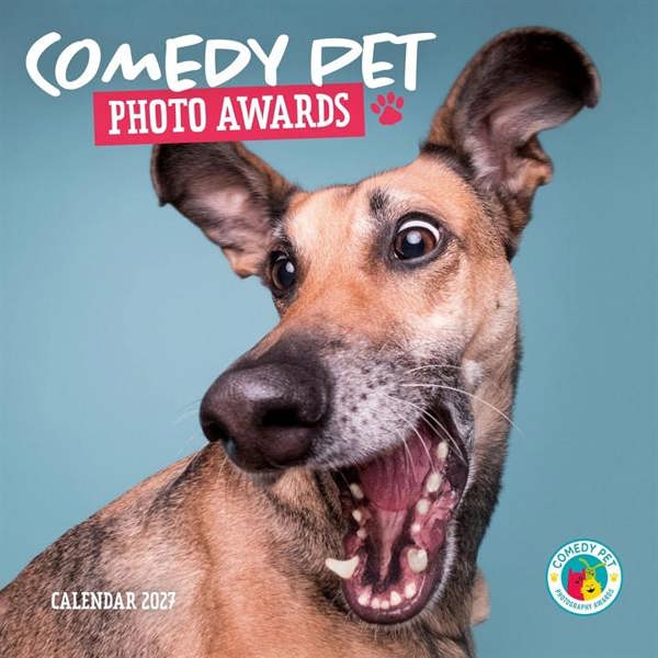 Comedy Pet Photography Awards Calendar 2027, Wall Calendars, Month To View, Humour, Gift