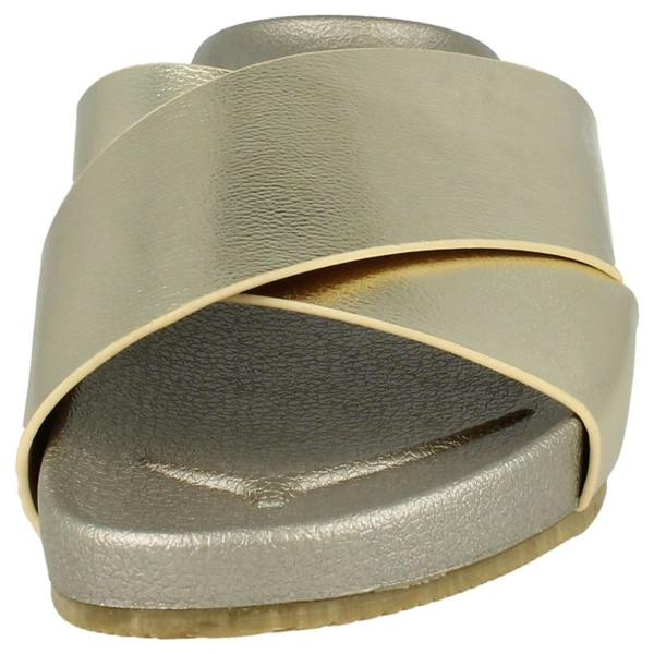 Down to Earth Ladies Down To Earth Metallic Mules