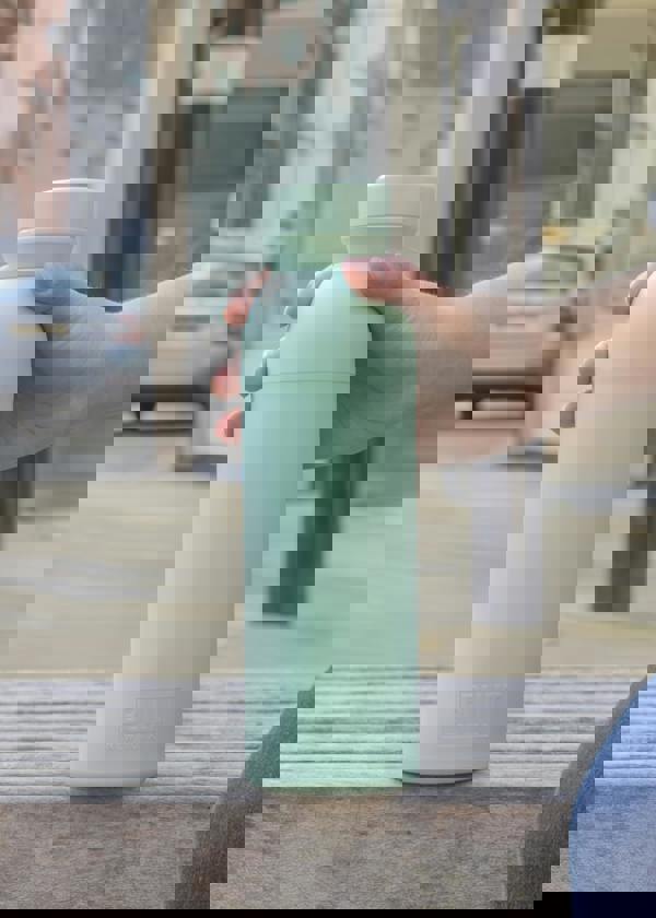 Built New York BUILT Planet Bottle, 500ml Recycled Reusable Water Bottle with Leakproof Lid - Green