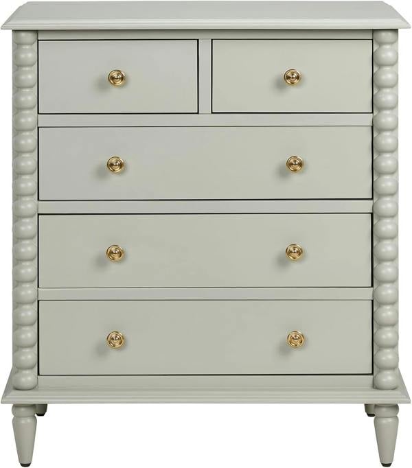 Statement Furniture Cromwell 2 over 3 Chest of Drawers with Bobbin Design