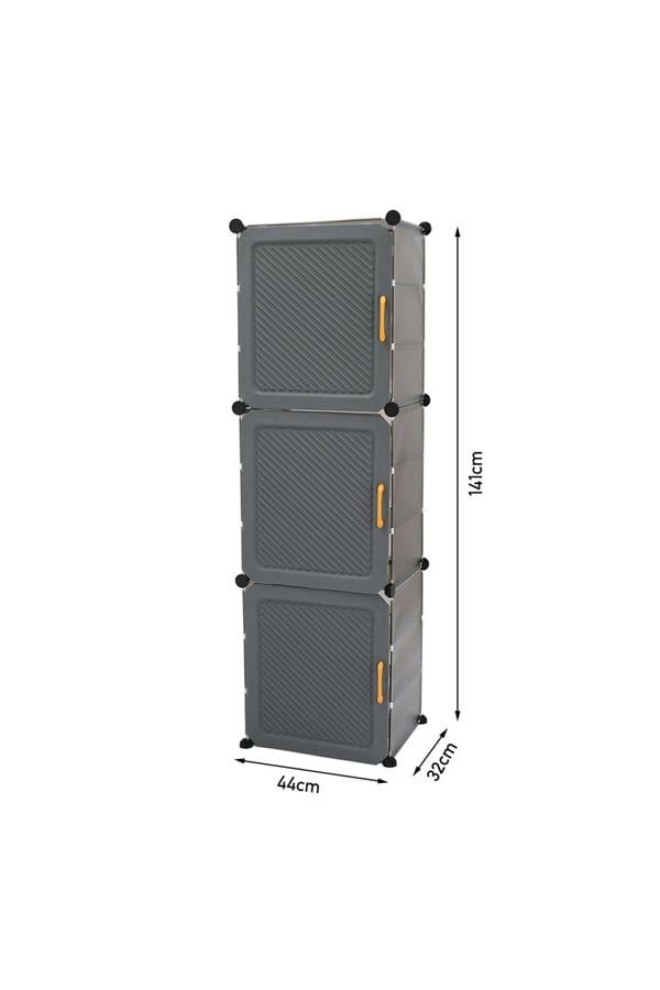 Living and Home 8 Tiers Shoe Cabinet Shoe Storage Organizer for Entryway