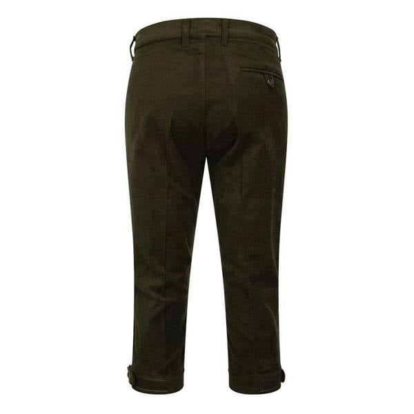 Back view of Hoggs of Fife Durness Moleskin Breeks with adjustable leg cuffs and rear pocket