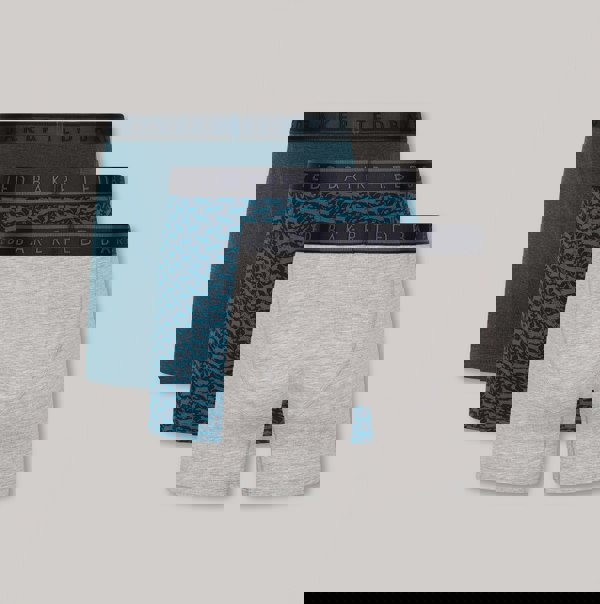 Ted Baker Ted Baker 3-Pack Cotton Boxer Briefs Mens Boxer Briefs Heather Grey/Bowwow/Reflecting Pool