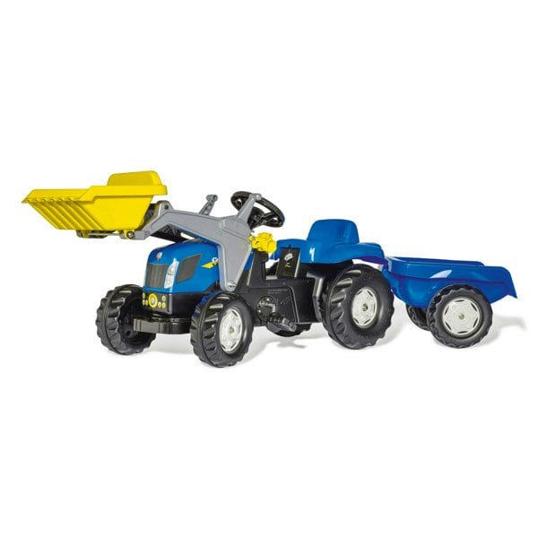 Rolly New Holland T7040 Tractor with Frontloader & Trailer