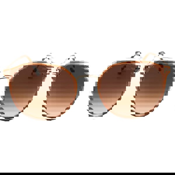 Tom Ford Ft0897-K 45F Shiny Light Brown / Gradient Brown Sunglasses One Size
