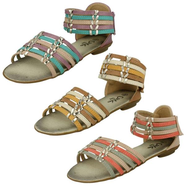 Cutie Girls Cutie Low Heel Summer Sandal