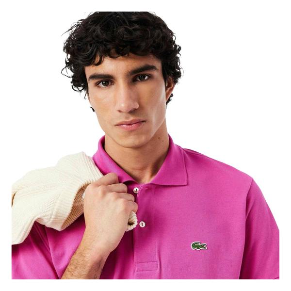 Lacoste Mens L.12.12 Original Polo Shirt - Pink - 