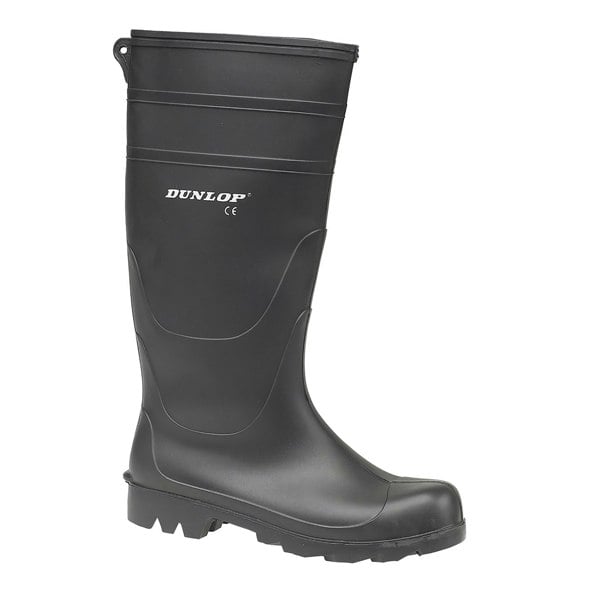 Dunlop Universal PVC Welly / Mens Wellington Boots - Black