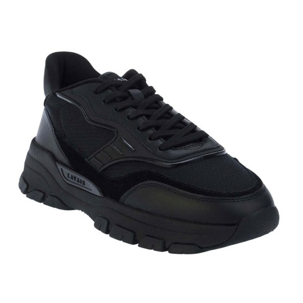 Lavair Mens Pacific 2.0 Leather Trainers - Black
