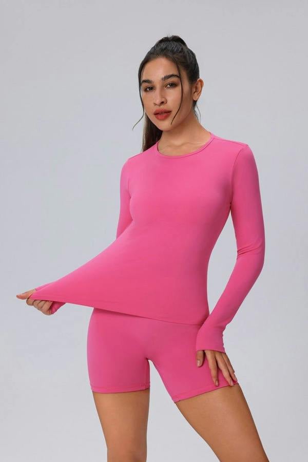 Anniou Long Sleeve Yoga Top