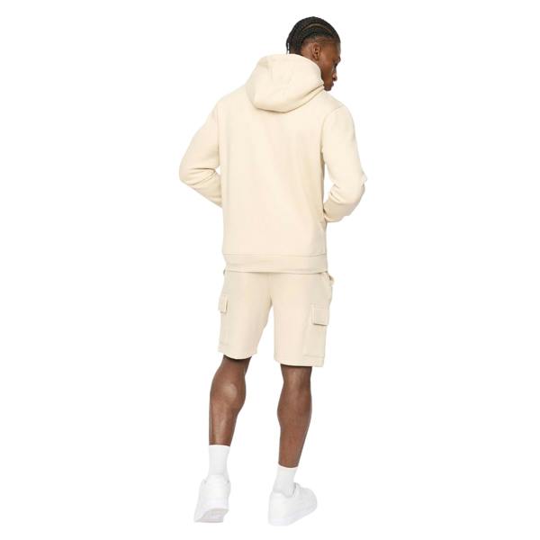 Crosshatch Mens Bardon Hoodie - Light Stone - 