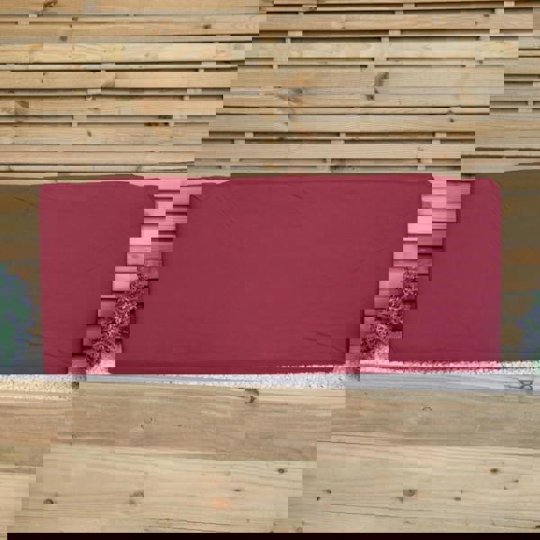 Samuel Alexander 99 x 41cm Cushion Base for 2 Seater Wooden Garden Bench in Burgundy