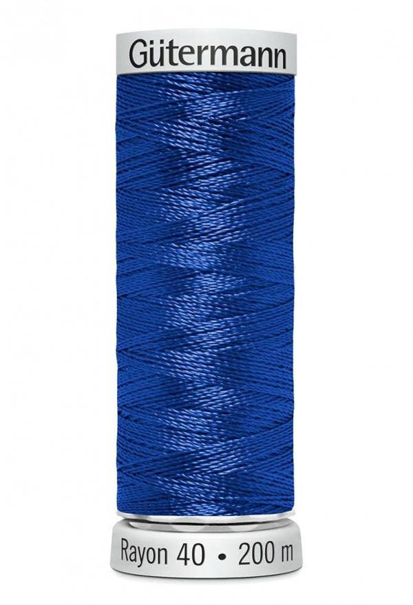 Gutermann No 40 Sulky Rayon Embroidery Thread 200m Rayon Thread Suitable For Embroidery