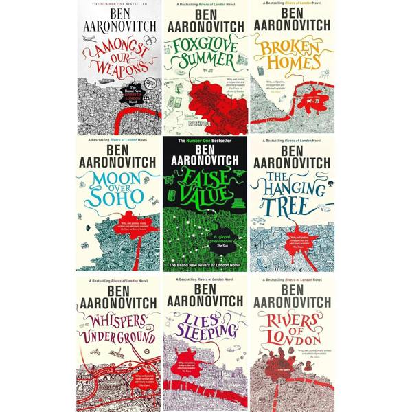 Ben Aaronovitch A Rivers Of London Novel Collection 9 Books Set