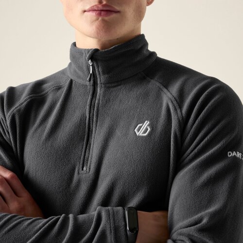 Dare 2B Mens Freethink II Fleece Top - Ebony Grey