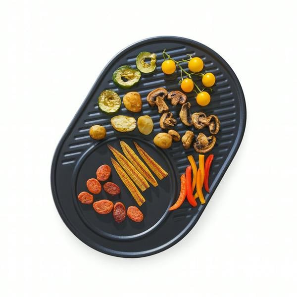 Cooks Professional Metal Plate for 8 Person Raclette Grill