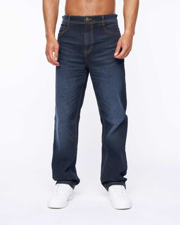 Duck and Cover Rushawn Relaxed Fit Jeans Dark Wash