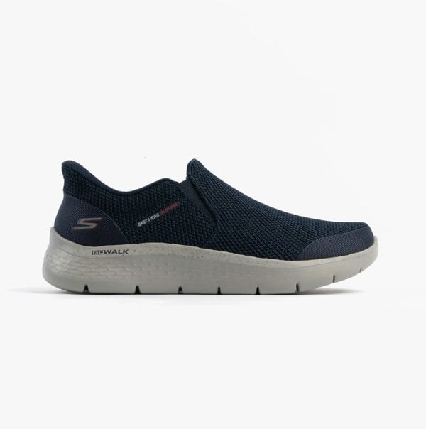 Skechers GO WALK FLEX - OJAI Mens Trainers Navy/Grey/Pink