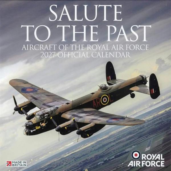 Royal Air Force, Salute to the Past Calendar 2027, Wall Calendars, Month To View, History & Literature, Gift