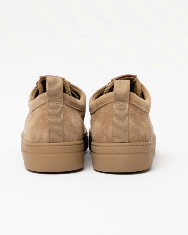 Tommy Hilfiger Modern Light Suede Moc Toe Mens Shoe - Rooted Brown - CHO - Designer Mens Shoes