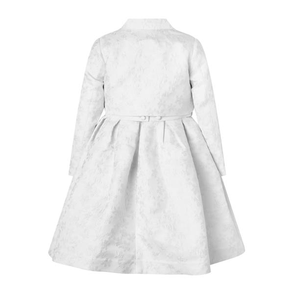 Rachel Riley Ivory Floral Damask Party Dress