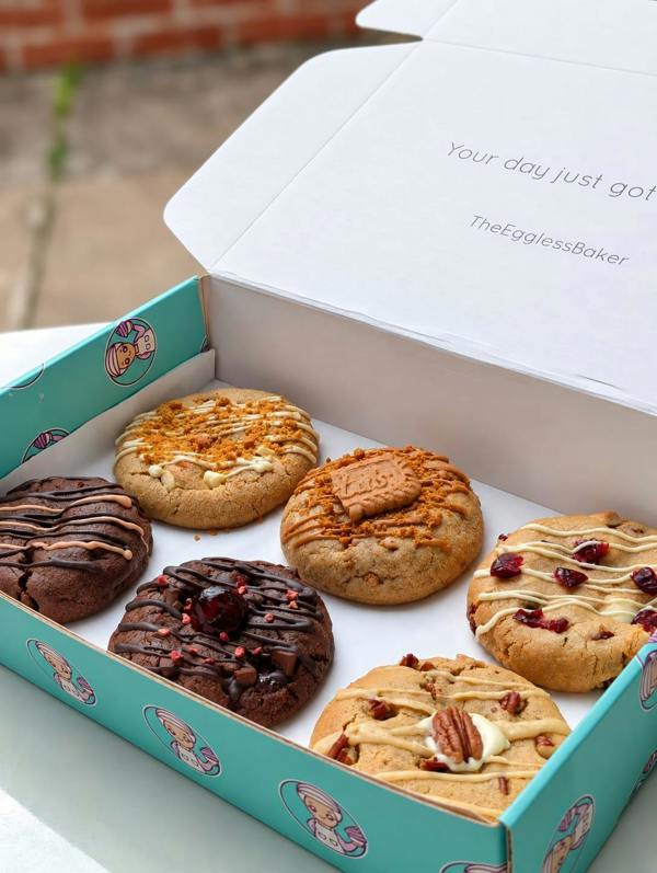 Vegan Christmas Festive Filled Cookies Mixed Box
