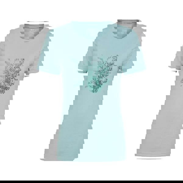 Mountain Warehouse Womens/Ladies Fern Shell Organic T-Shirt - Mint - 