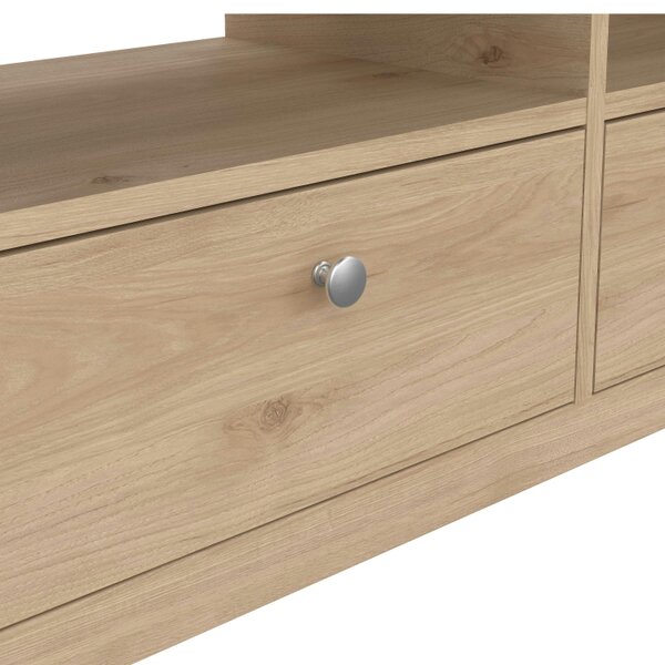 Wyld Haus Gossmere Hickory Oak Effect TV Unit 3 Drawers