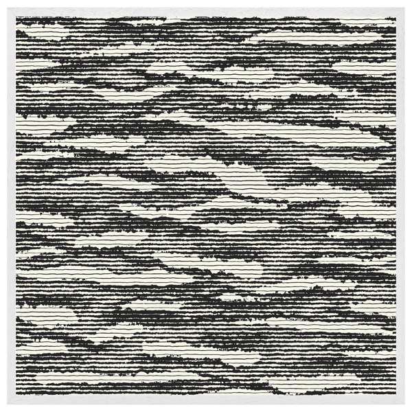 Benjamin Tate Design Grunged stripes (Picture Frame)