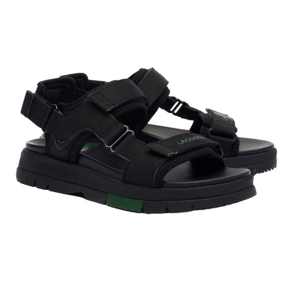 Lacoste Womens/Ladies Suruga Premium Sandals - Black/Green