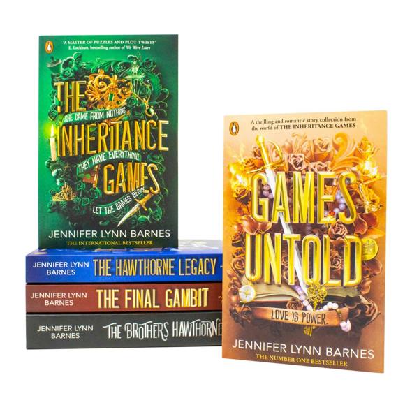 The Inheritance Games Series 5 Books Collection Set by Jennifer Lynn Barnes – The Inheritance Games, The Final Gambit & Mystery Thriller Collection