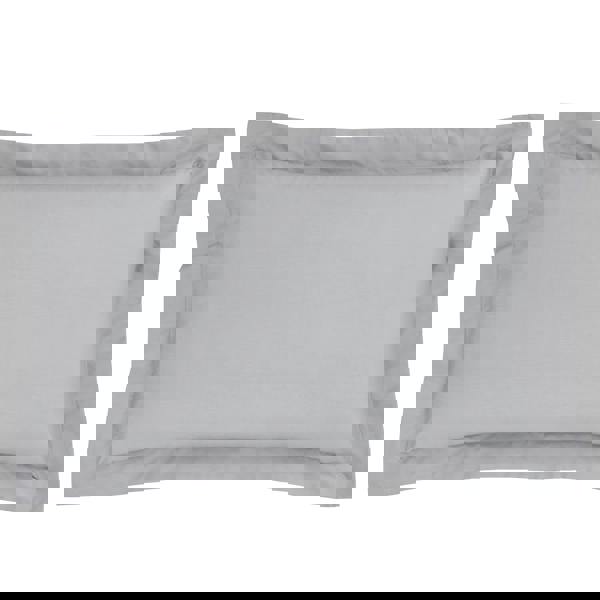 Bianca 180 Thread Count Egyptian Cotton Oxford Pillow case Silver Grey