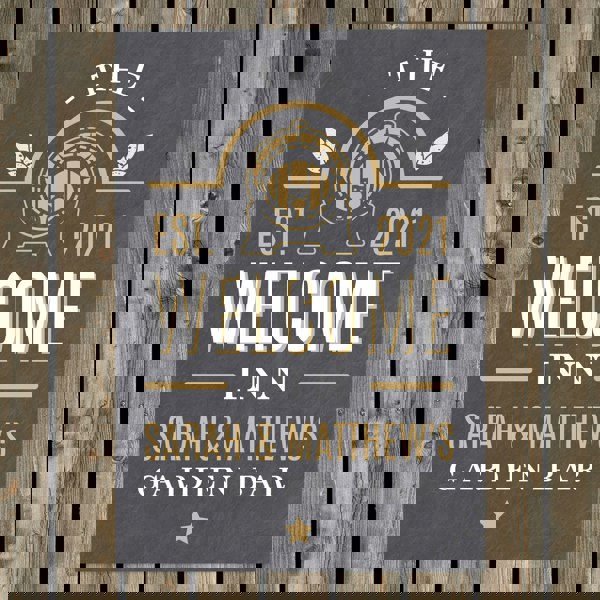 Personalised Memento Company Personalised The Welcome Inn Metal Sign