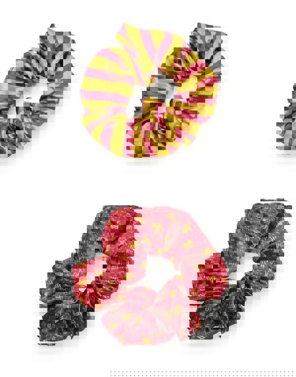 Harry Potter Womens Multicoloured Logo Hair Brush and Scrunchie Set (One Size)