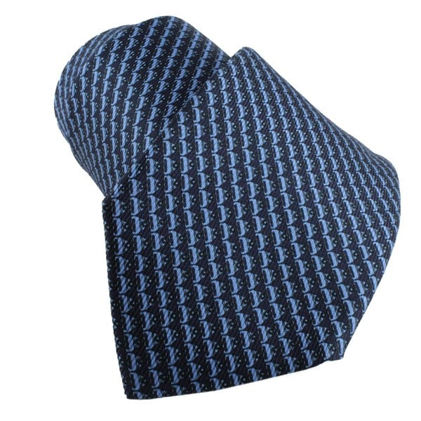 Dunhill luxurious mulberry silk tie in a raceclip pattern