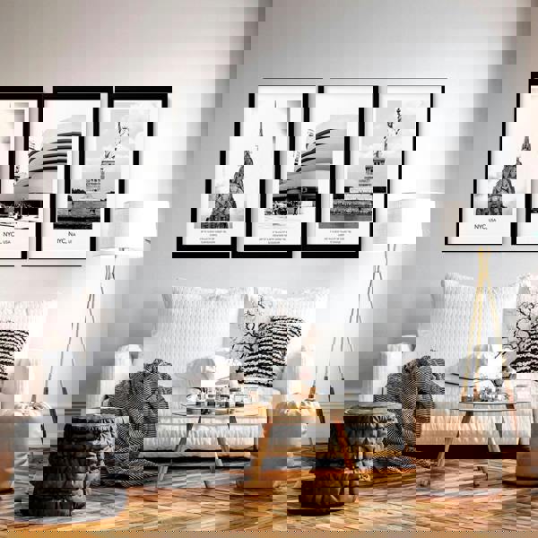 Black and white prints | set of 3 Manhattan wall art